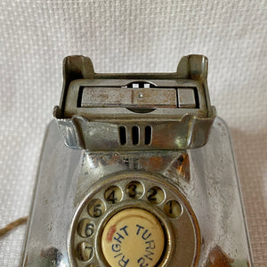 Vintage Cigarette Lighter, 1940s 1950s, Peacock Miniature Telephone