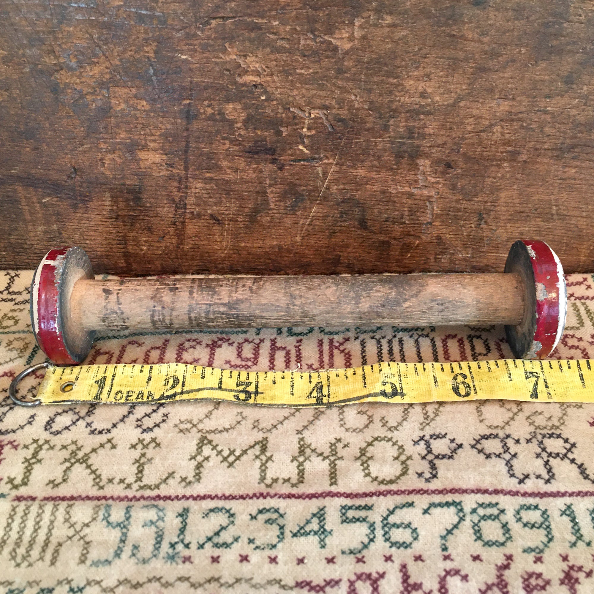 Wooden Spool 7.5” Long