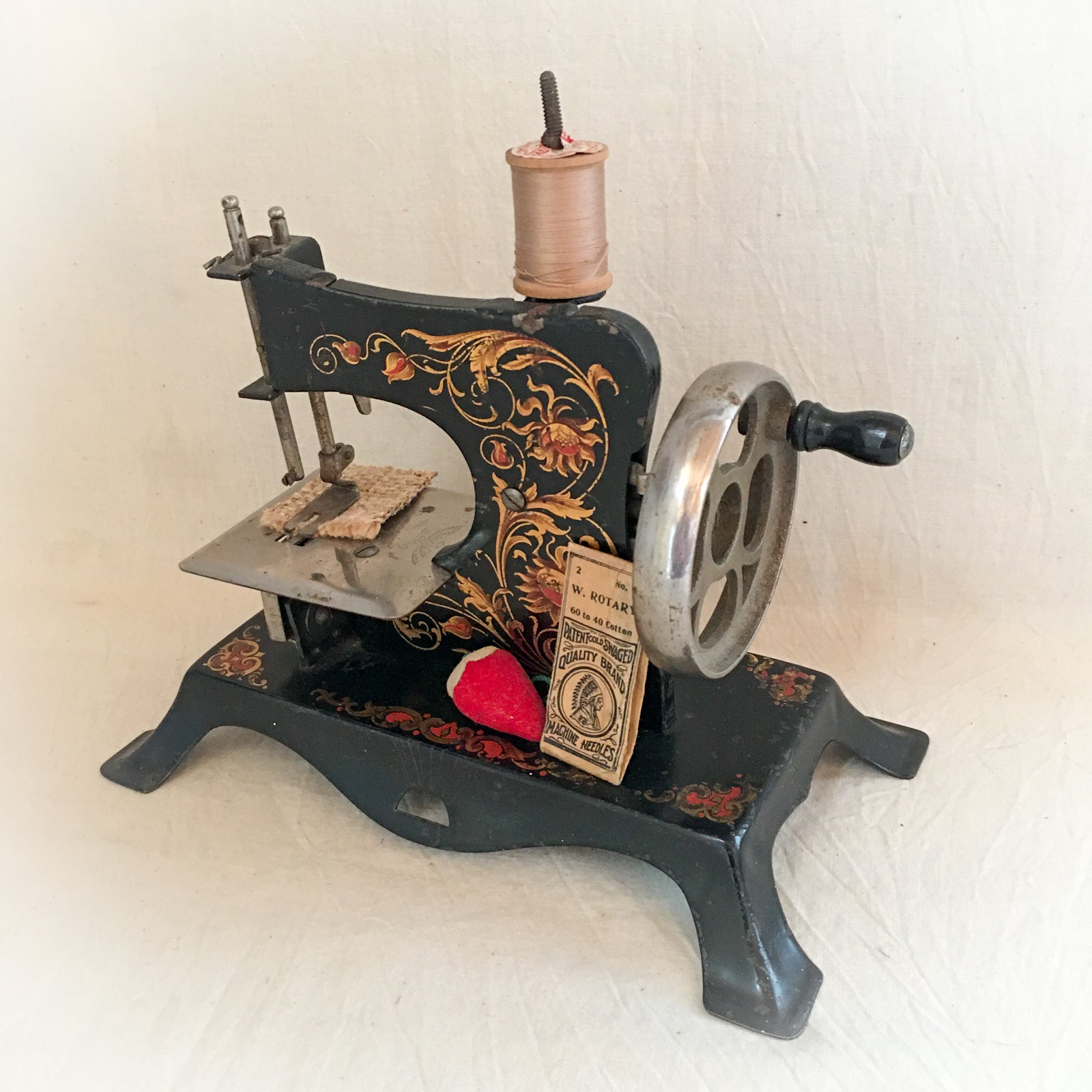 1930’s Toy Sewing Machine, Made in Germany, Works Very Well!