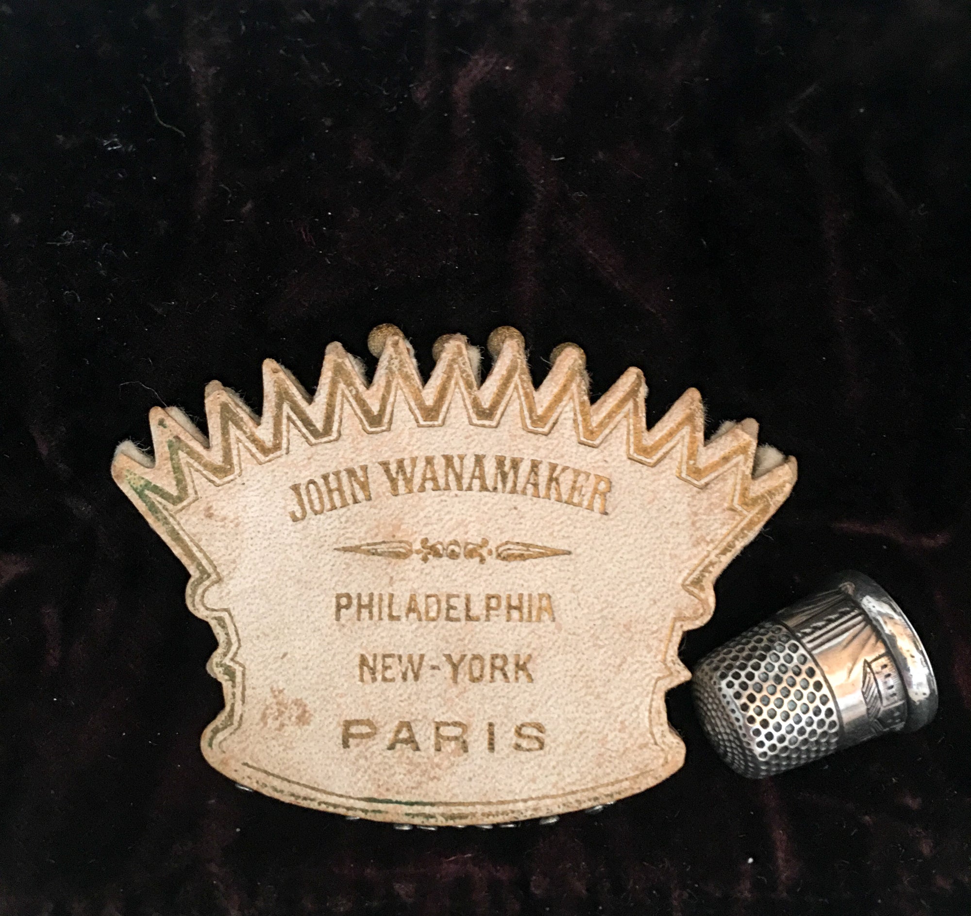 Early 1900’s “John Wanamaker” Pin Disk