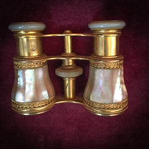 Late 1800’s Mother of Pearl Lemaire Paris Opera Glasses
