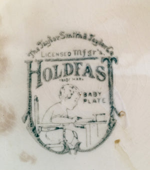 1920’s Holdfast Baby Plate, Taylor Smith and Taylor