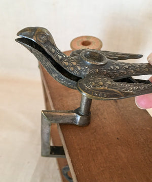 Sewing Bird, Brass Pat. Feb. 15, 1853