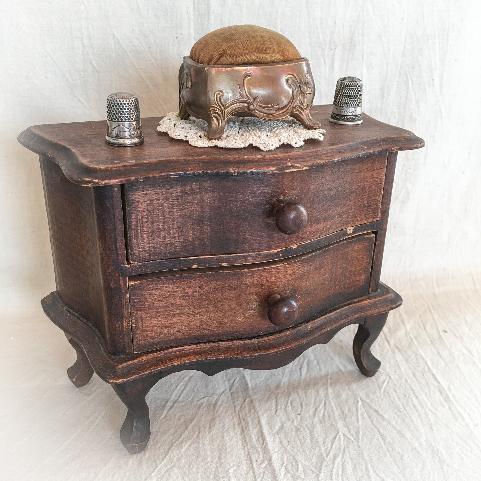 Vintage Jewelry/Sewing Box, Made in Italy