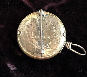 Early 1900’s Ketcham & McDougall Gold Plated Retractable Fob