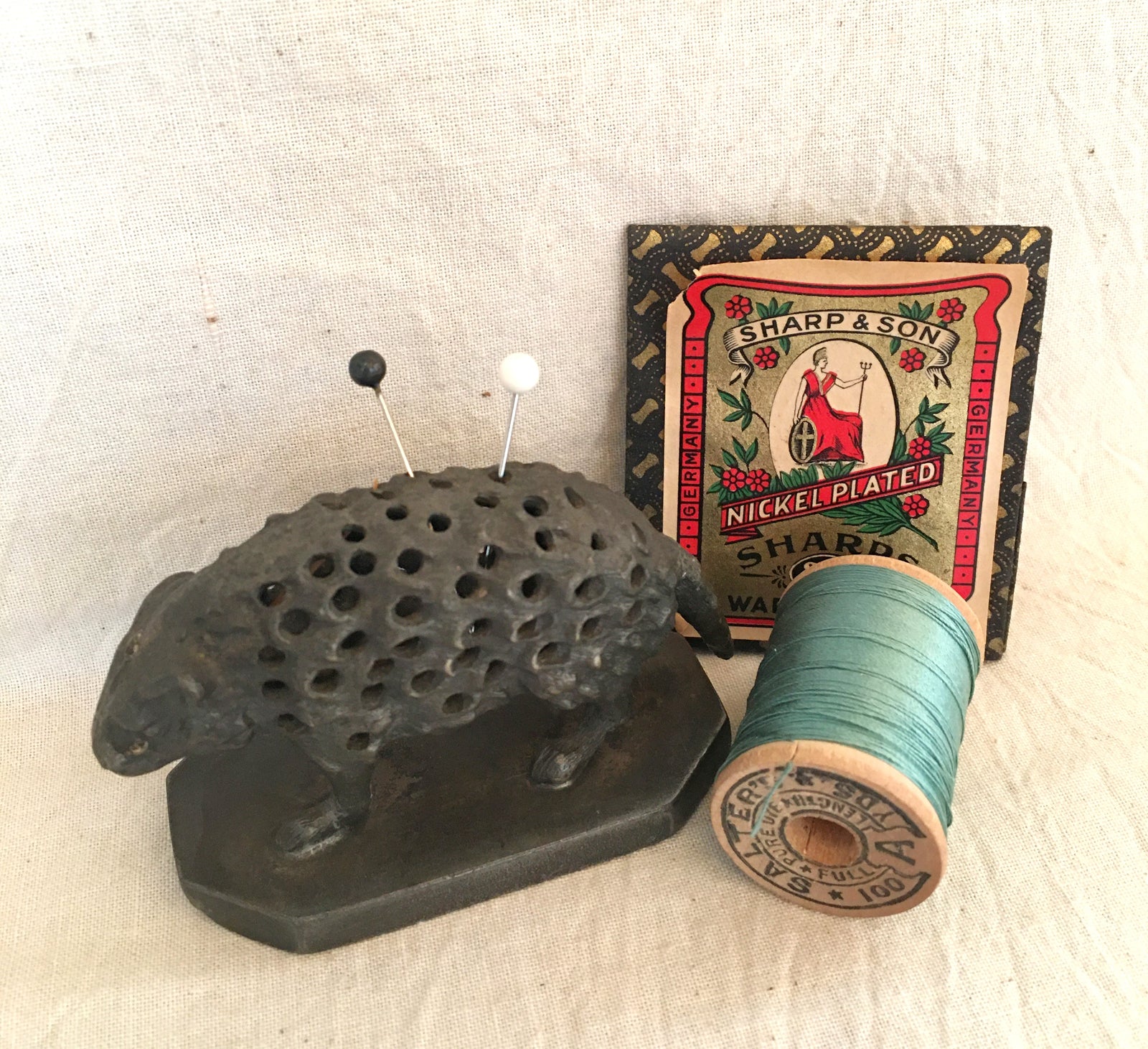 Edwardian Era Silver Plate Pin Holder, Shape of Porcupine/Hedgehog