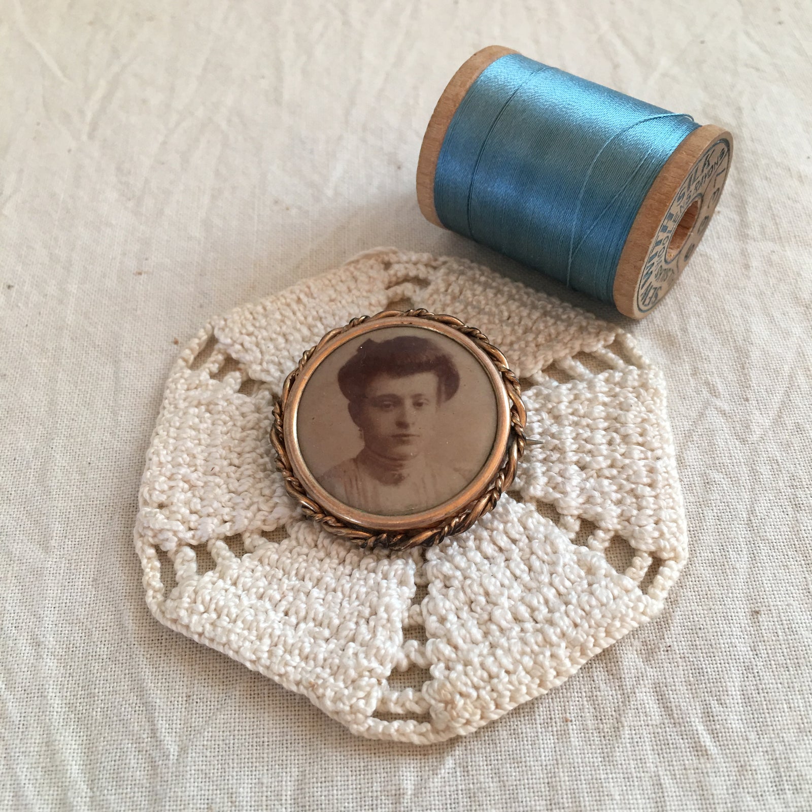 Antique Photo Pin