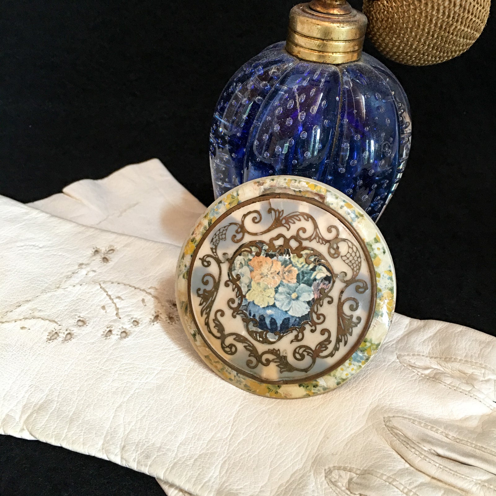 1920’s Bakelite Compact, Made in France