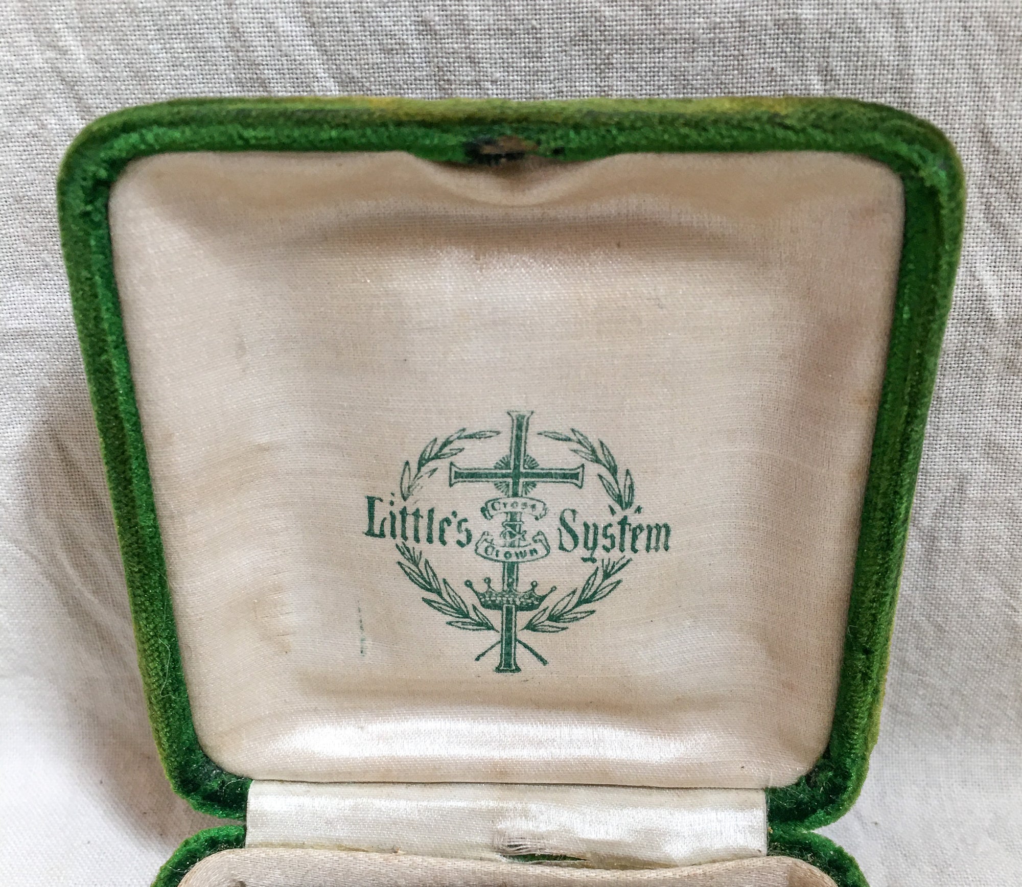 Late 1800’s Velvet and Silk Jewelry/Presentation Box
