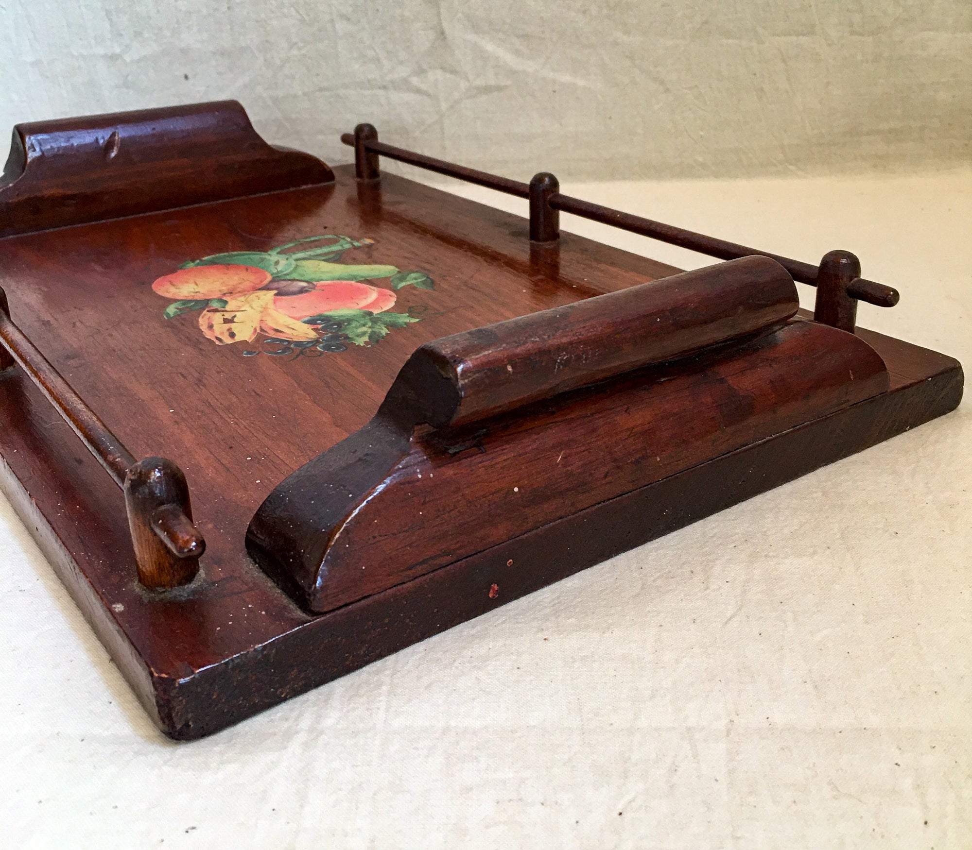 Vintage Hand-Crafted Serving Tray, Signed and Dated 1957