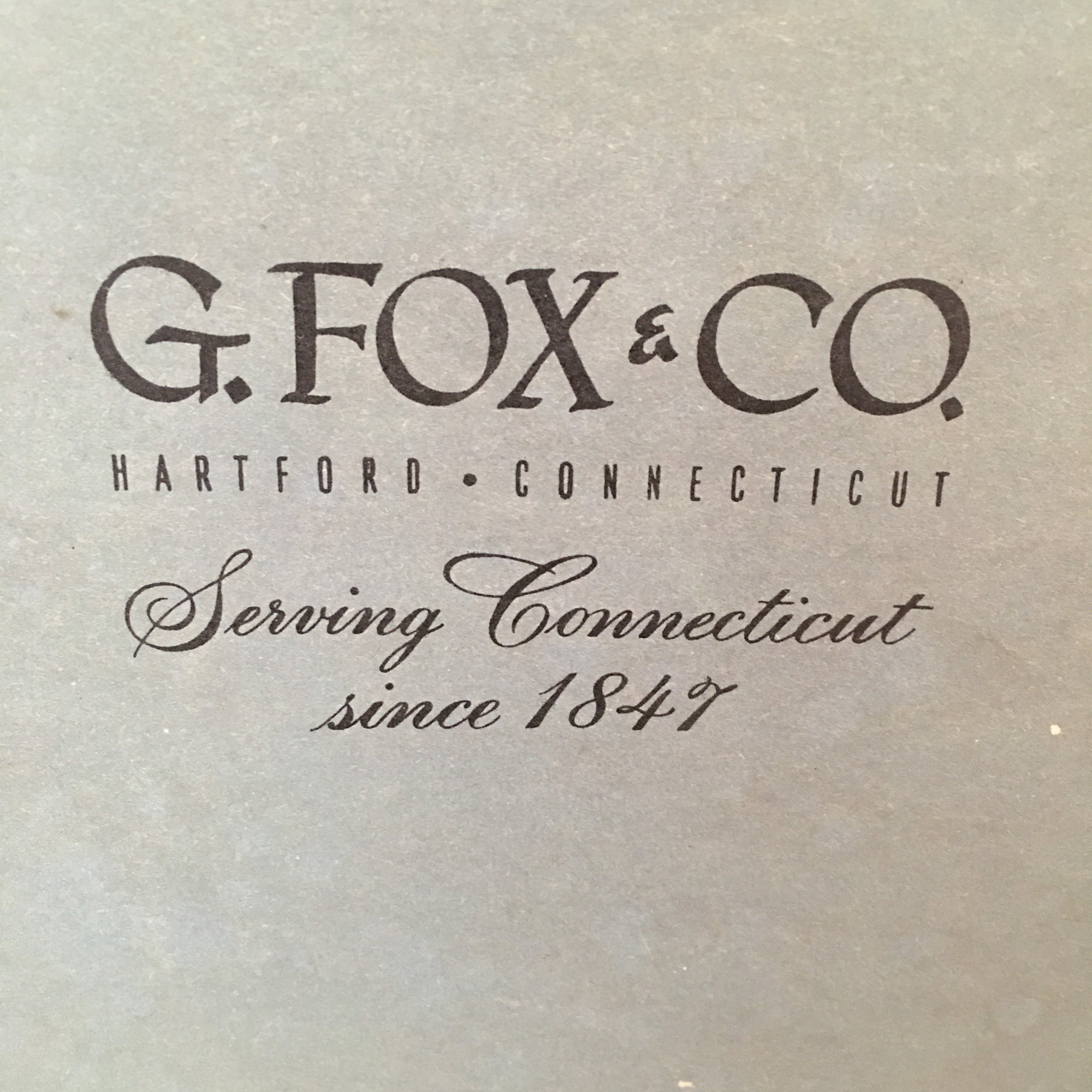 1950’s Hatbox, G. Fox & Co.