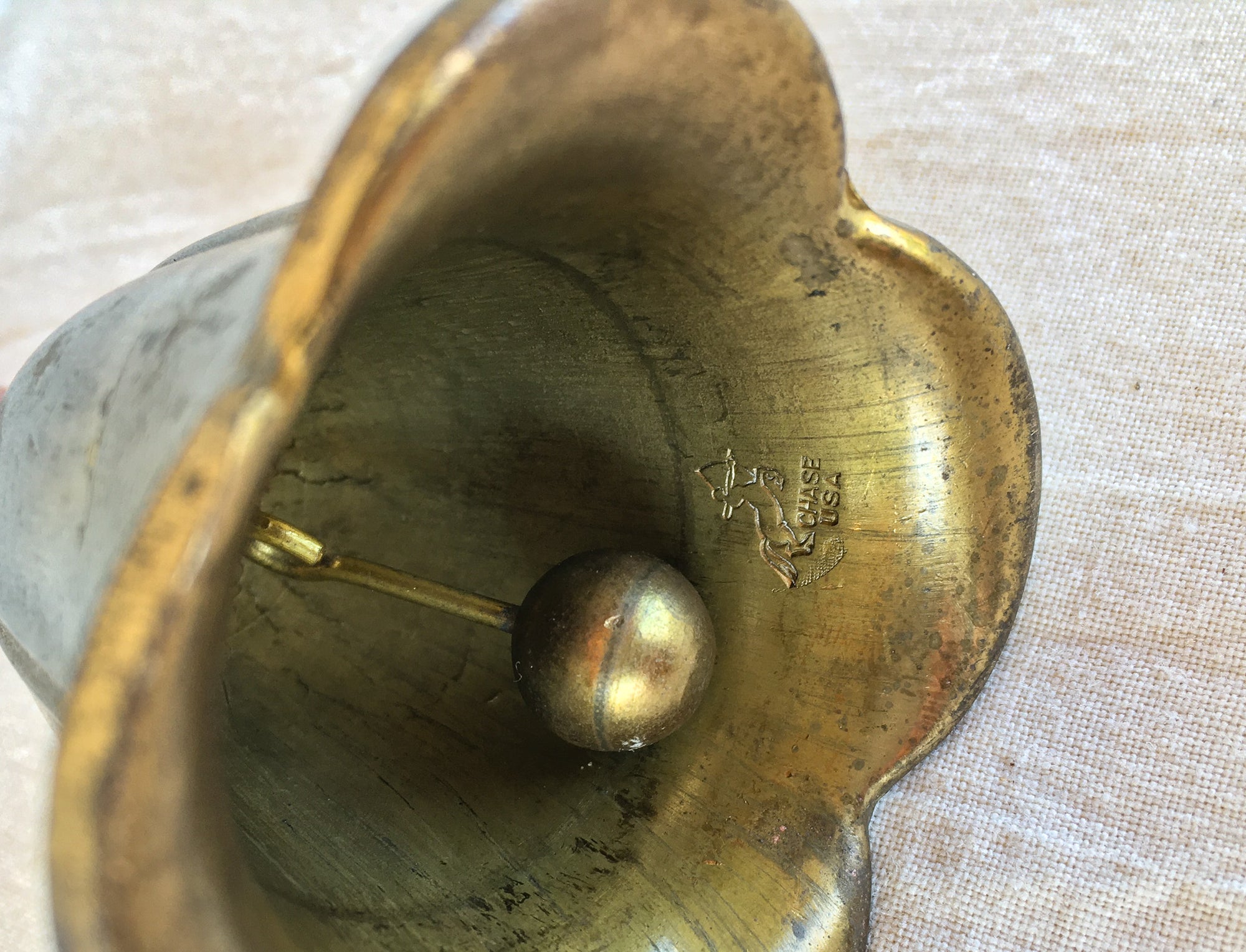 1920’s – 1940’s Chase Brass Tulip Bell with Bakelite Handle