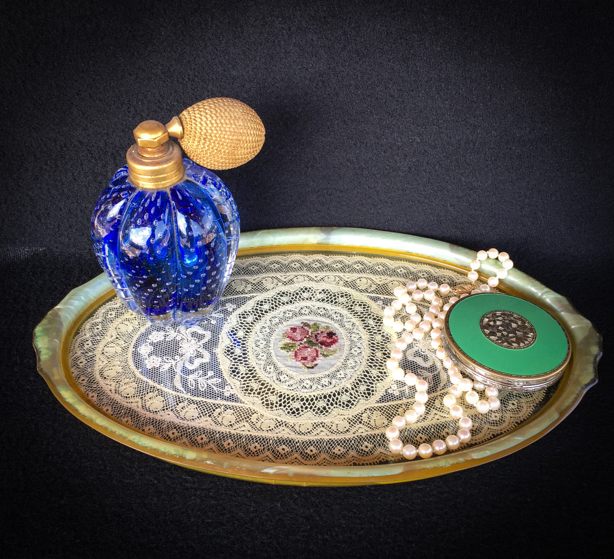 1930’s – 1940’s Oval Vanity Tray