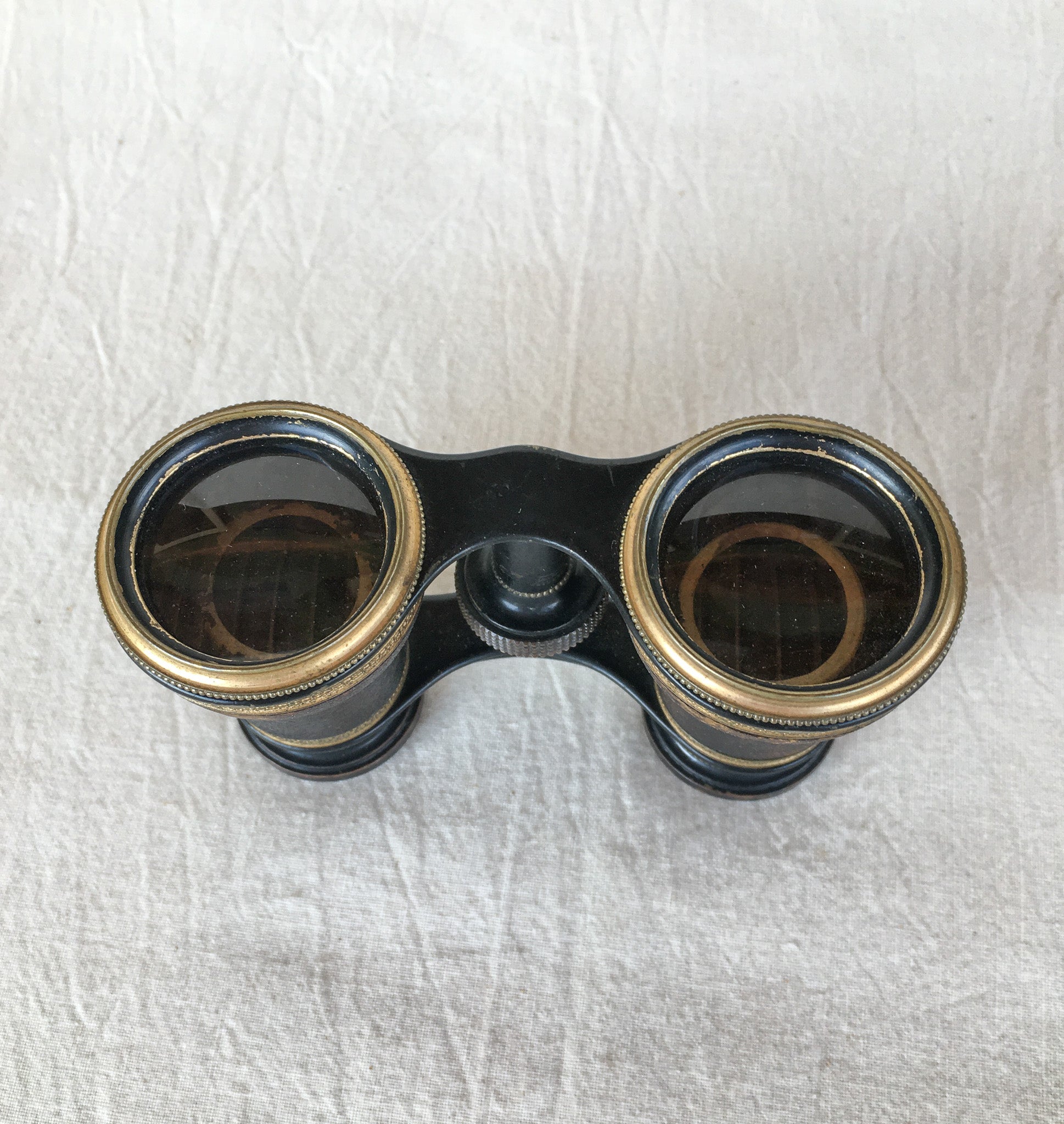 1880’s – 1910’s La Reine Opera Glasses, Leather and Brass