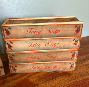 1910’s -1920’s Wooden Fairy Soap Boxes, Set of 15
