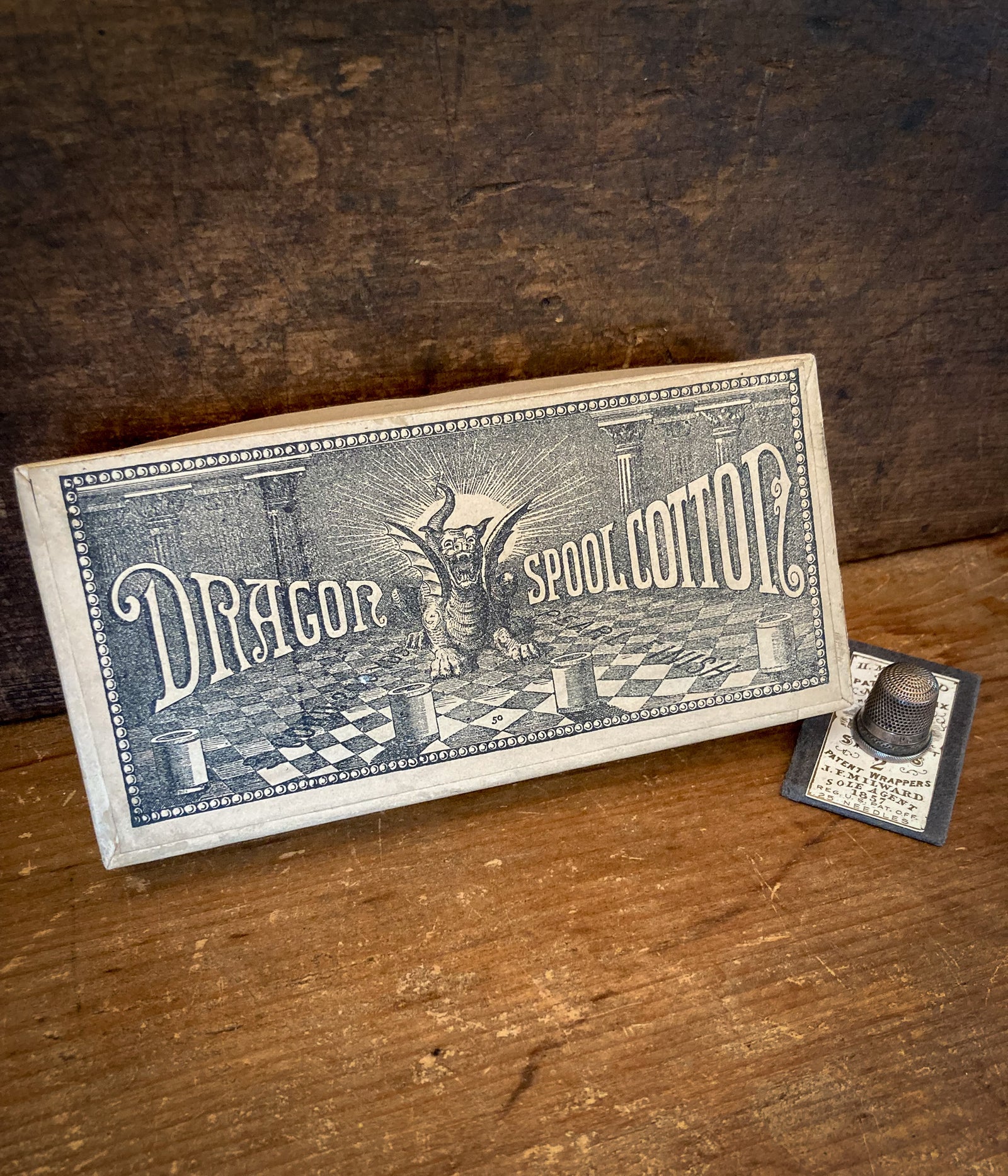 1880 – 1890 Dragon Spool Cotton, New in Original Box