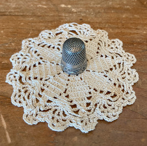 Thimble, Sterling Silver, Size 8, Stern Bros.