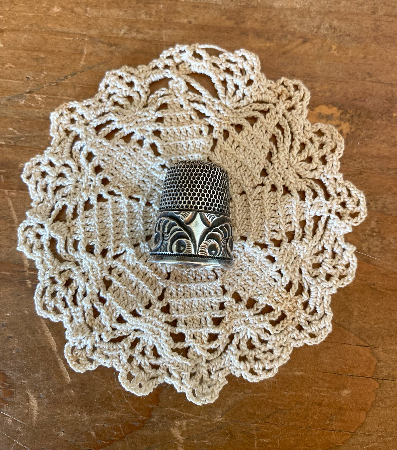 Thimble, Sterling Silver, Simons Bros., Size 12