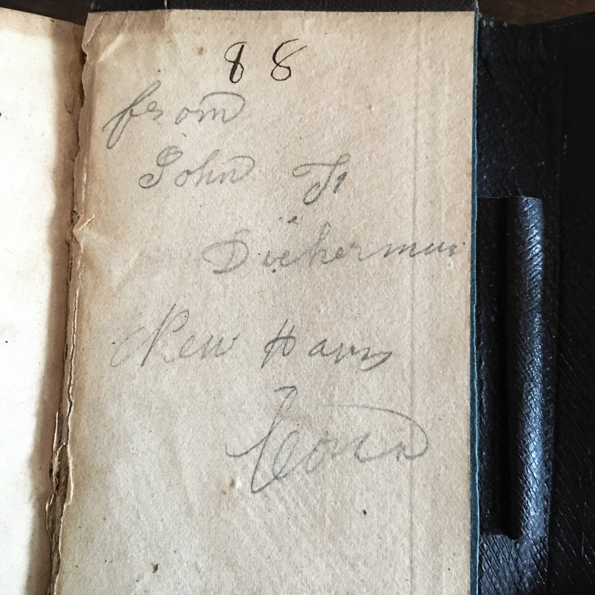 1865 Pocket Diary of Soldier John F Dickerman, New Haven, CT