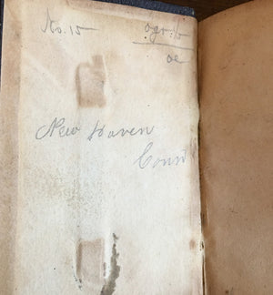 1865 Pocket Diary of Soldier John F Dickerman, New Haven, CT