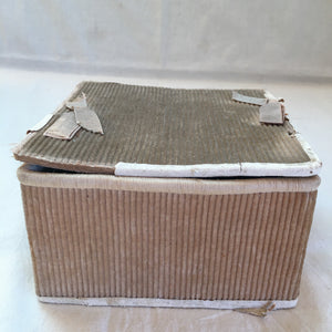 Pair of Sewing Boxes with Contents, Including Shell Sewing Clamp