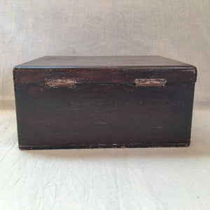 Pair of Sewing Boxes with Contents, Including Shell Sewing Clamp