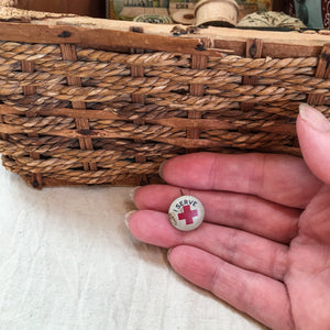 Vintage Sewing Basket with Contents