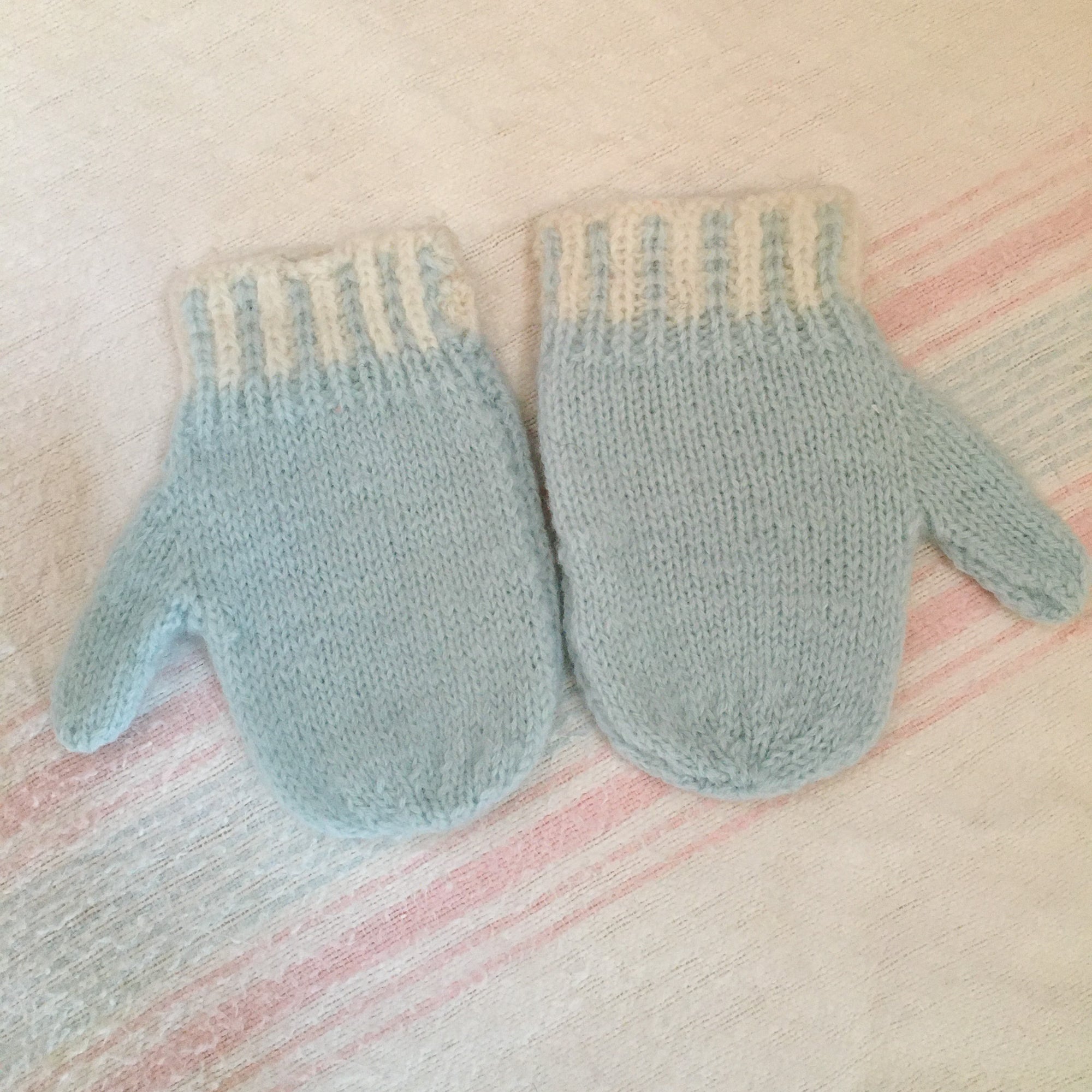 Tiny Wool Stockings and Mittens