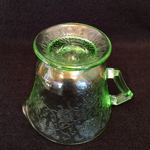 1920’s to 1930’s Vaseline/Uranium Glass Creamer