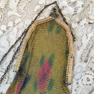 1920’s Whiting and Davis Mesh Purse, Flapper Fashion!