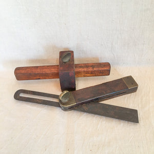 Set of 2 Antique Carpenter’s Tools:  Scribe and Bevel