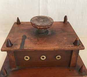 Small Victorian Era 2-Tier Sewing Box