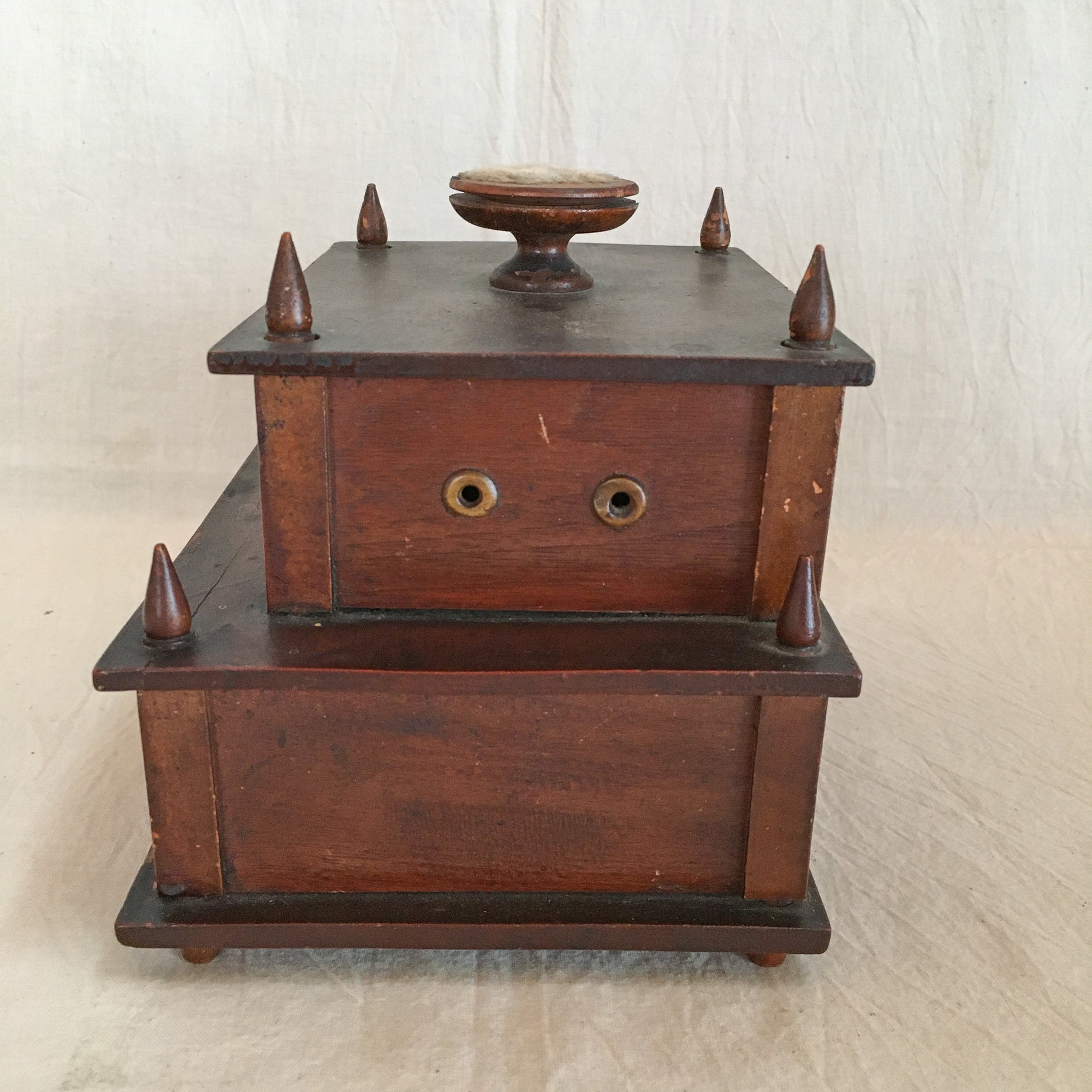 Victorian Era 2-Tier Sewing Box