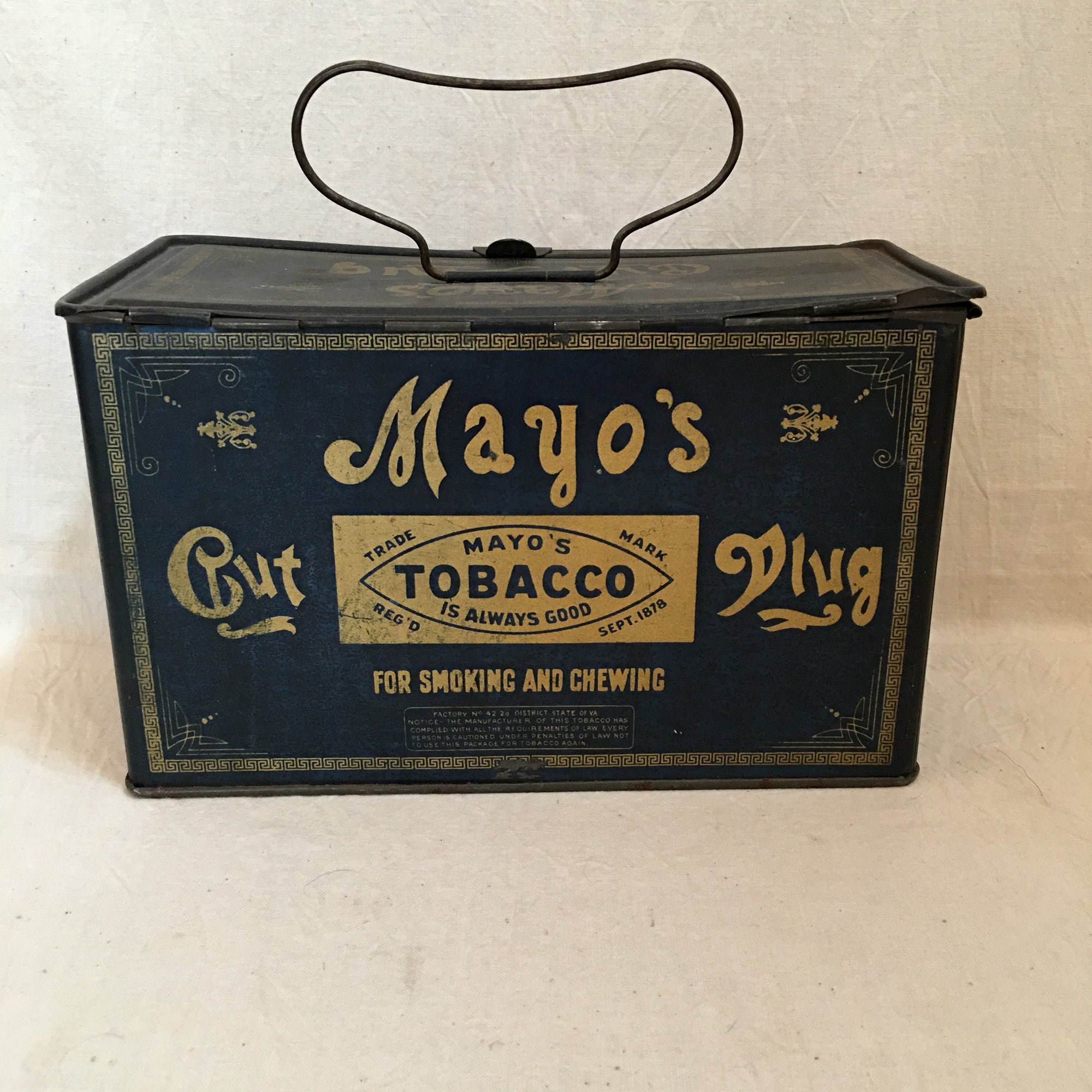 Early 1900's Mayo’s Tobacco Tin