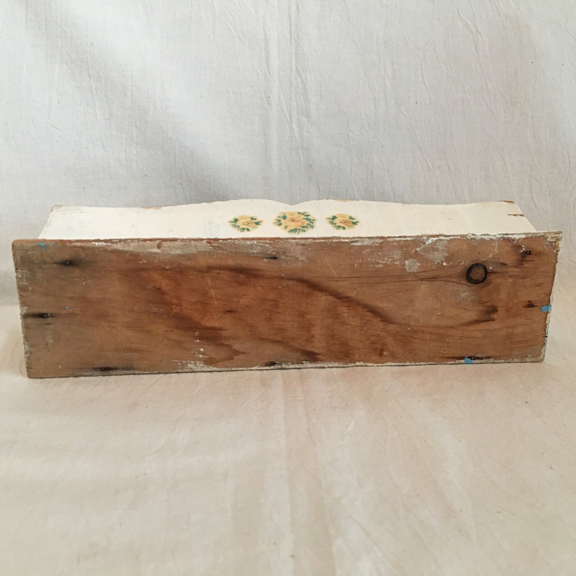 Vintage Hand Made Wooden Wall Box - Comb Box