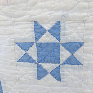 Antique Hand-Stitched Maine Baby Quilt