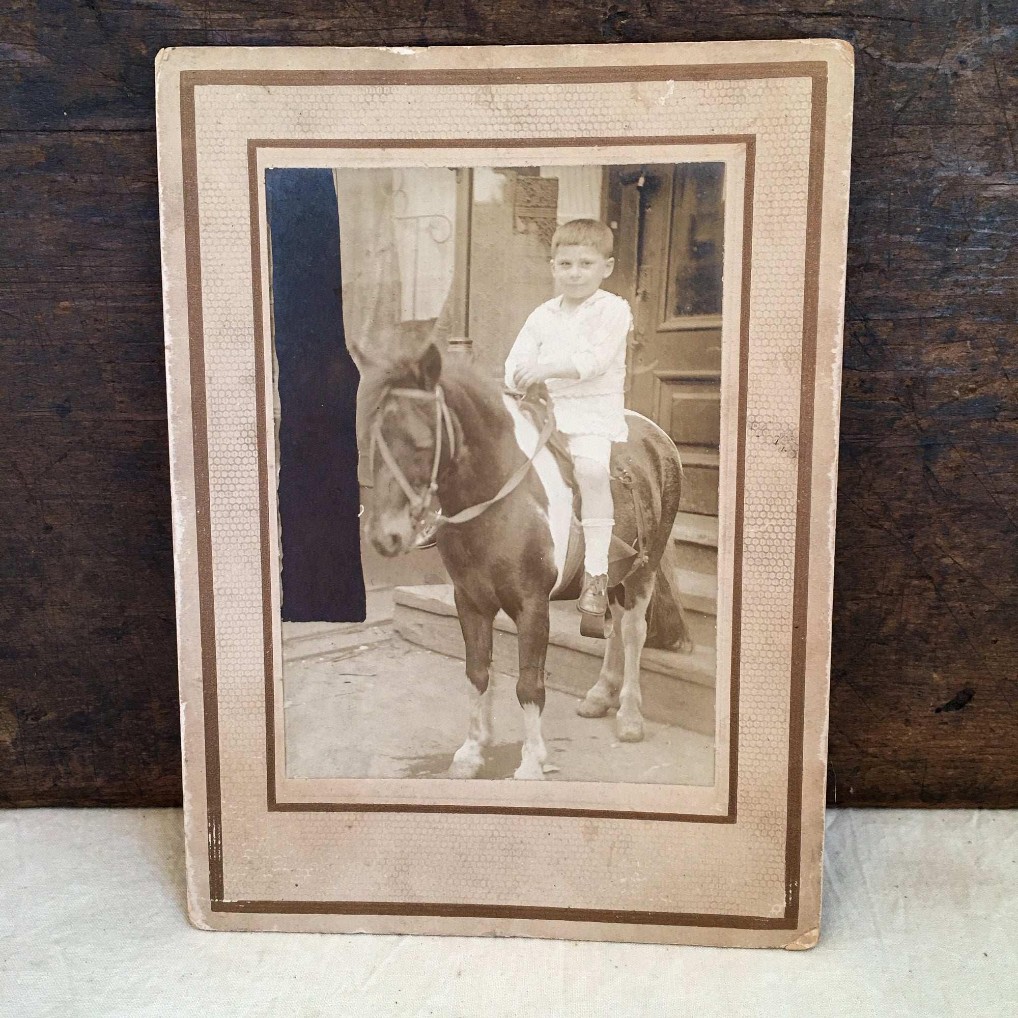 Set of 2 Vintage Pony Photos (1910s–1930s)