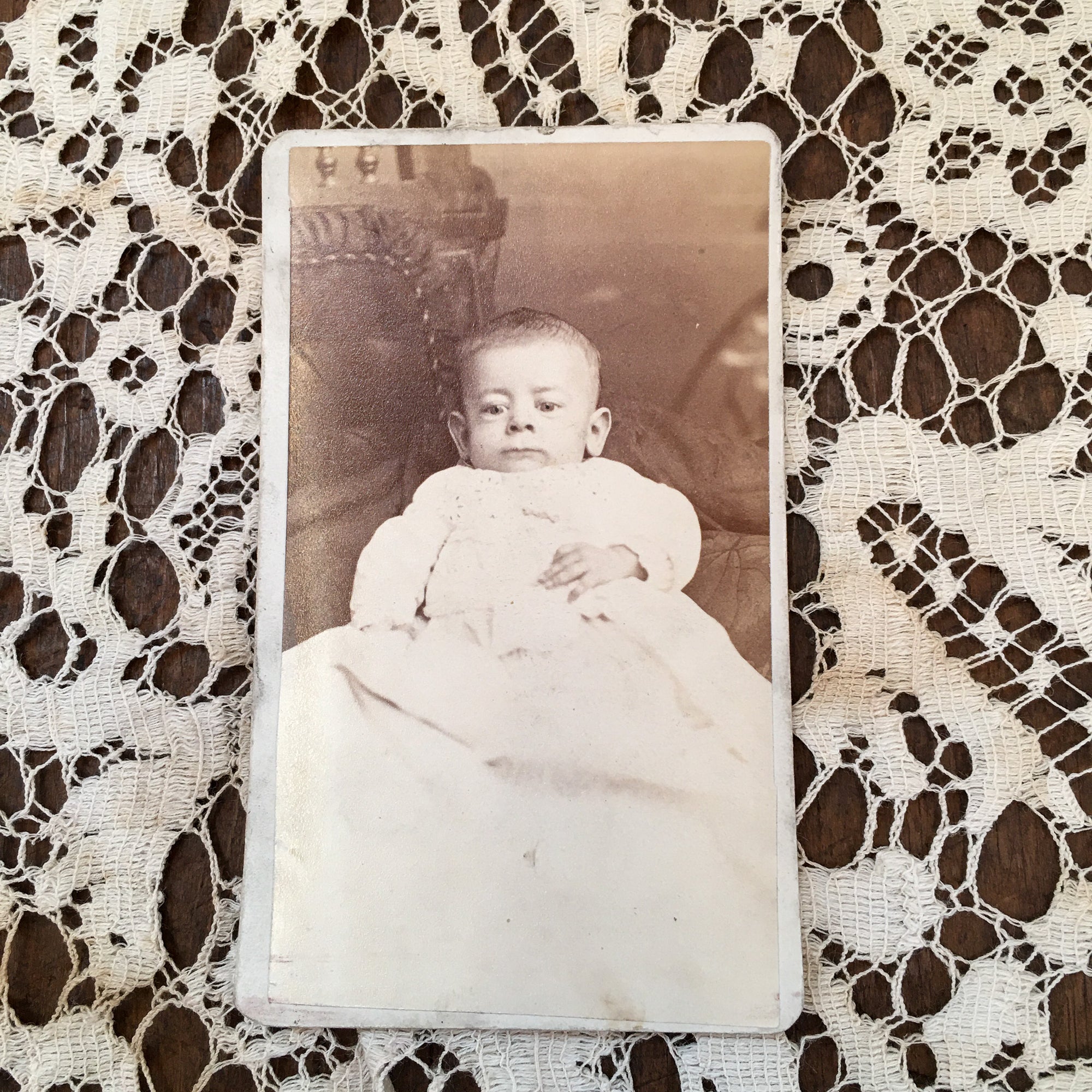 Set of 4 Victorian Baby Photos