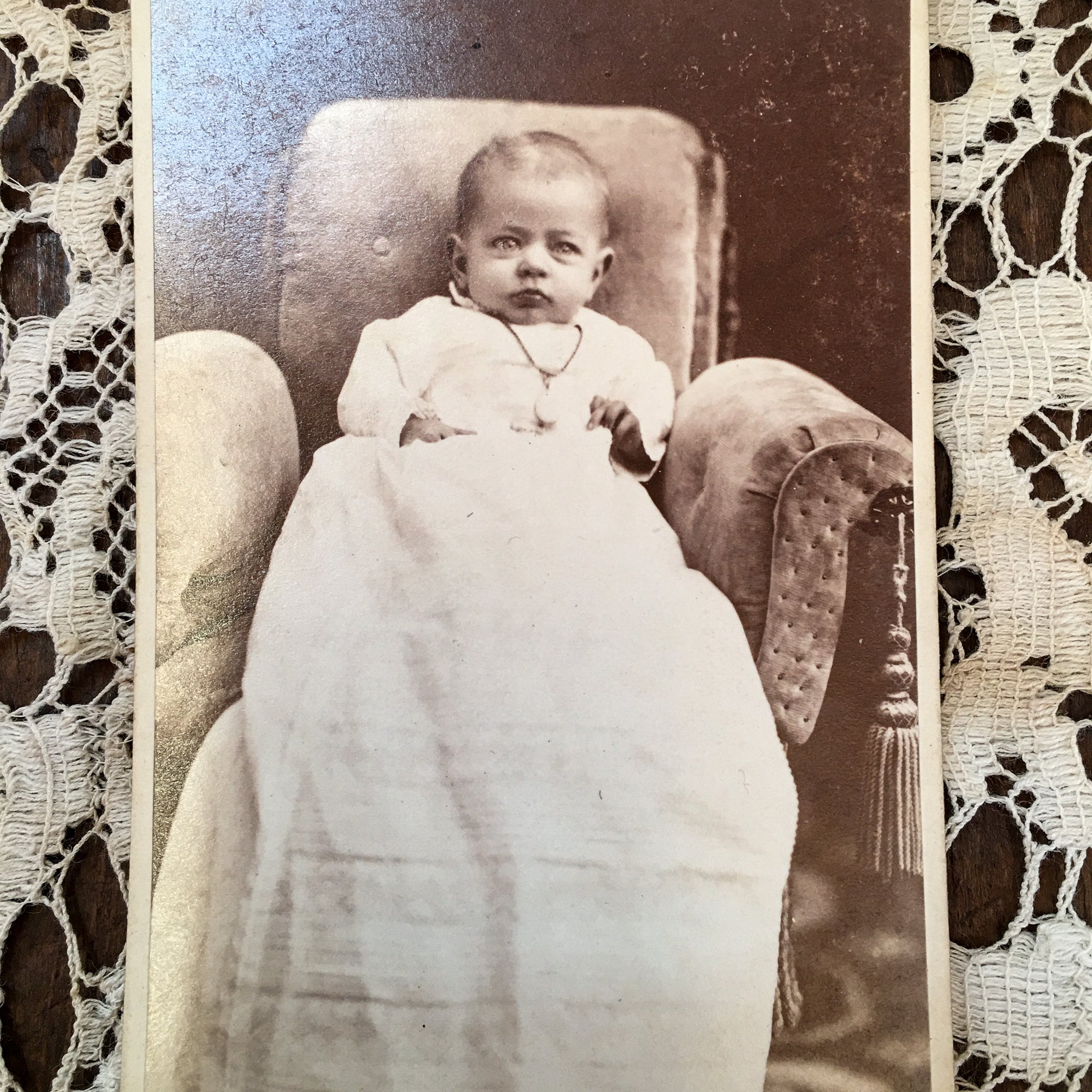 Set of 4 Victorian Baby Photos