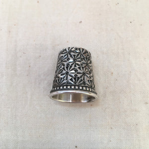 Ketchum & McDougall Sterling Silver Thimble, Size 10