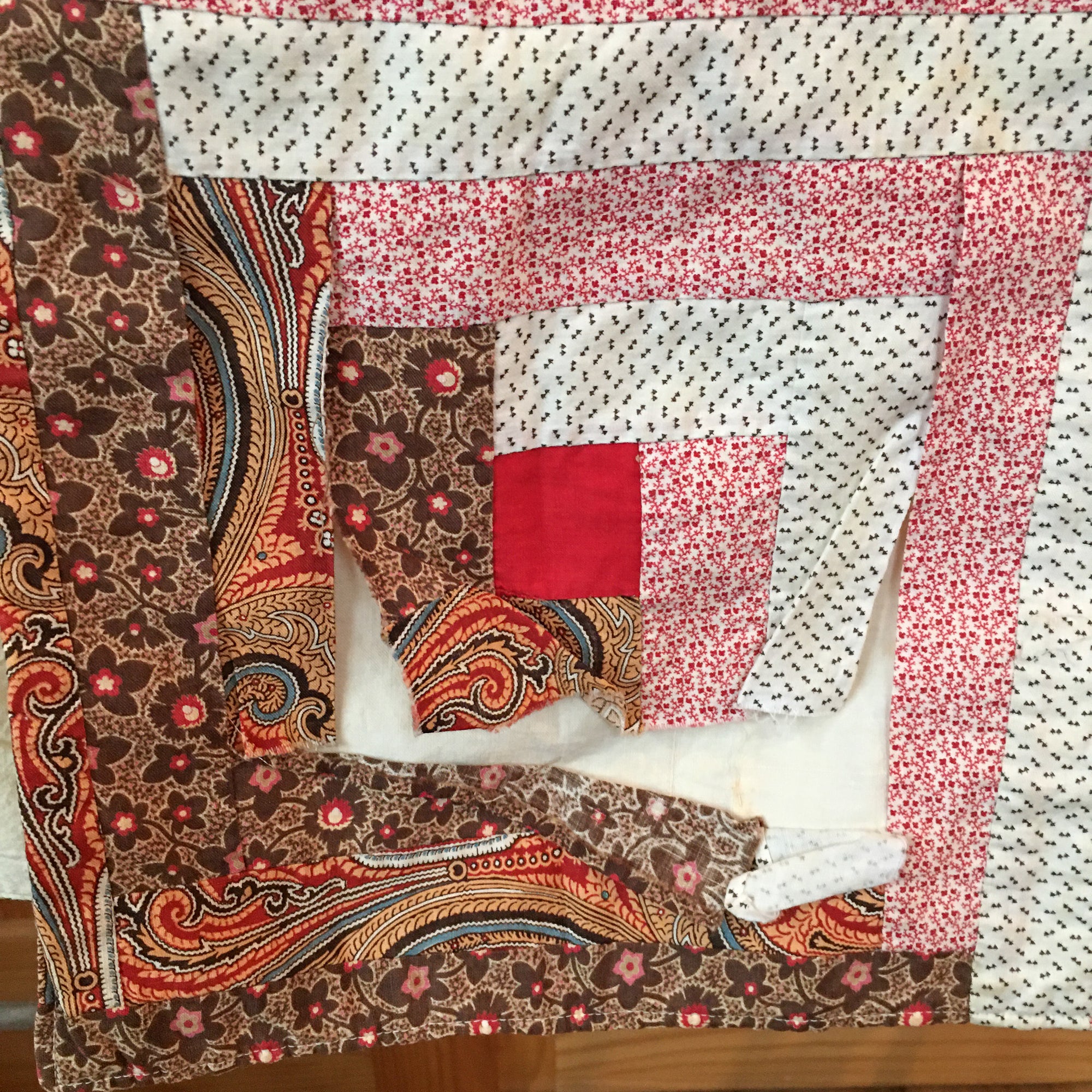 Antique Four-Poster Quilt – Hand-Stitched with Original Backing and Batting