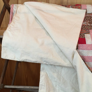 Antique Four-Poster Quilt – Hand-Stitched with Original Backing and Batting