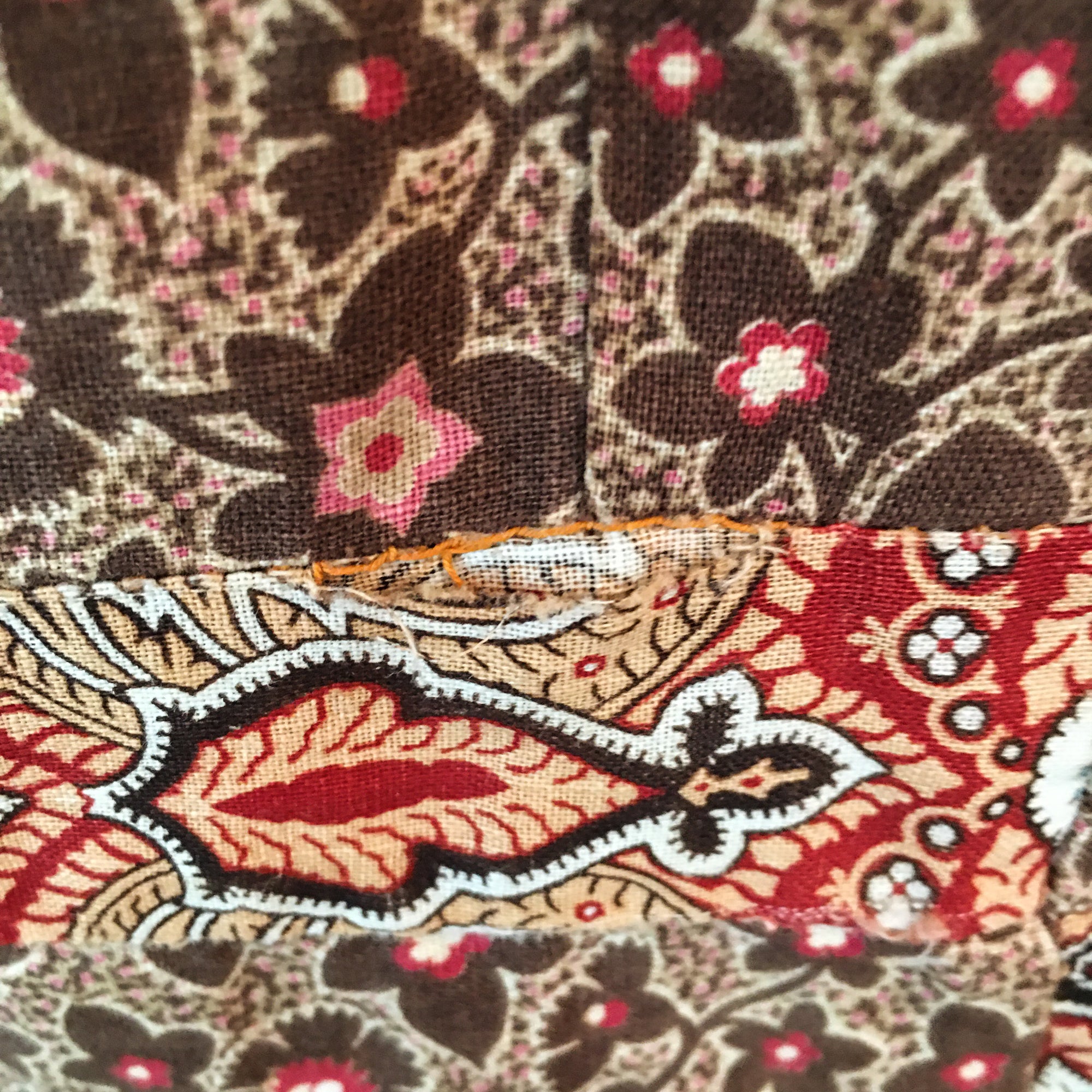 Antique Four-Poster Quilt – Hand-Stitched with Original Backing and Batting