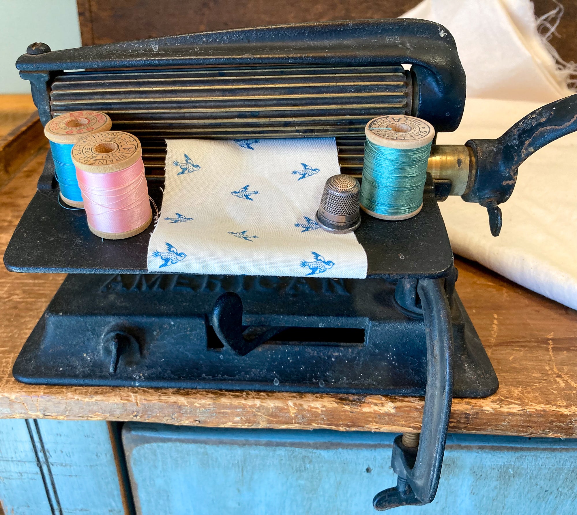 1880’s American Machine Co. Fluting Iron, Made in Philadelphia