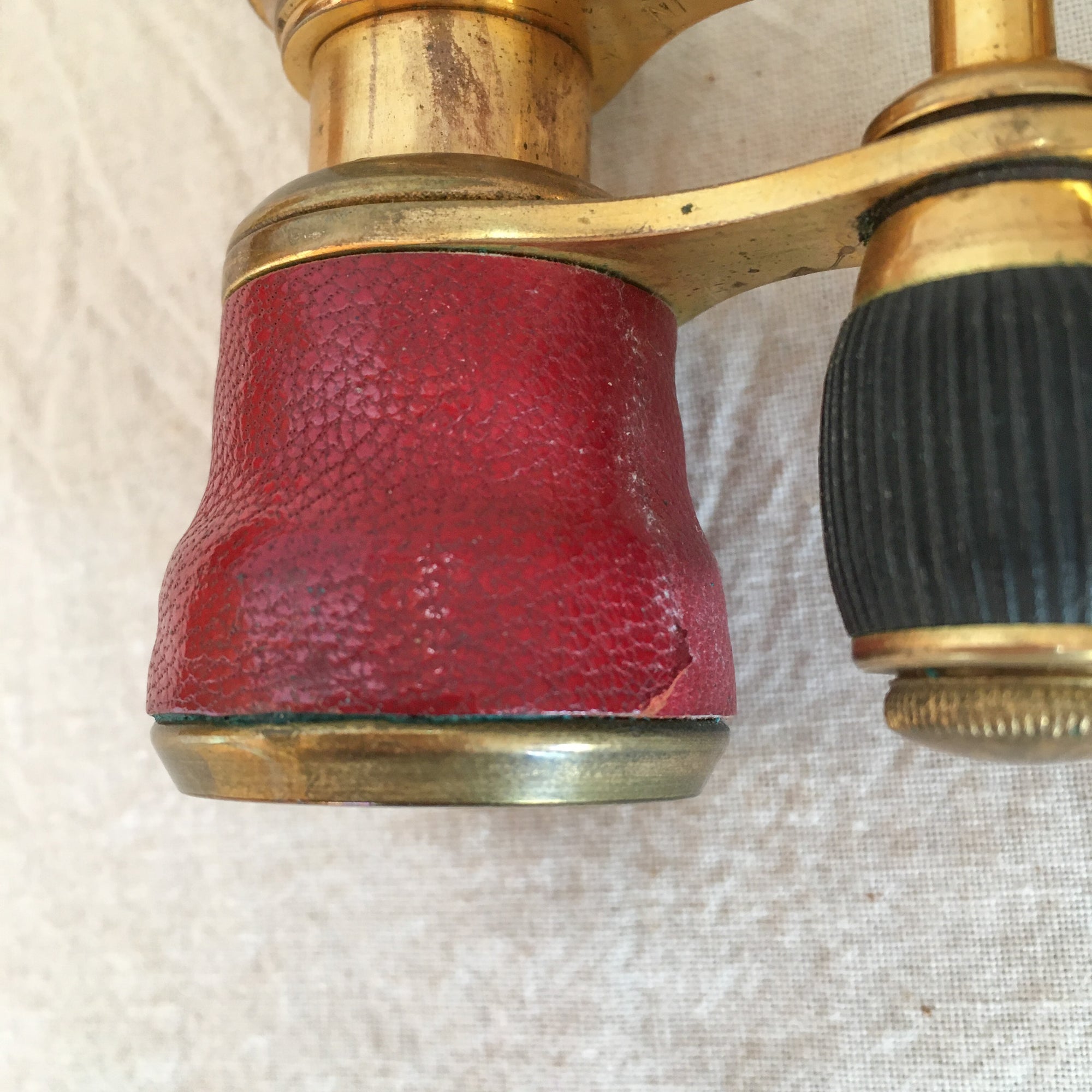 Early 20th Century Birks French Opera Glasses with Leather Case