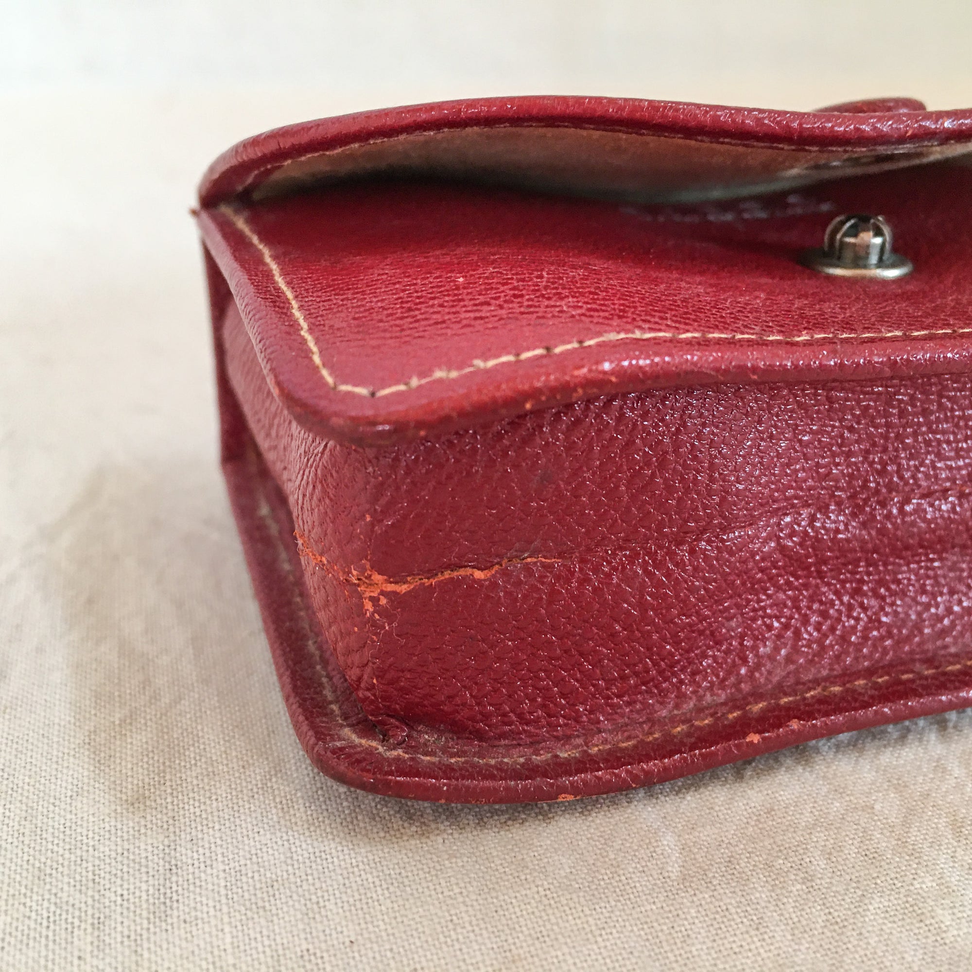 Early 20th Century Birks French Opera Glasses with Leather Case