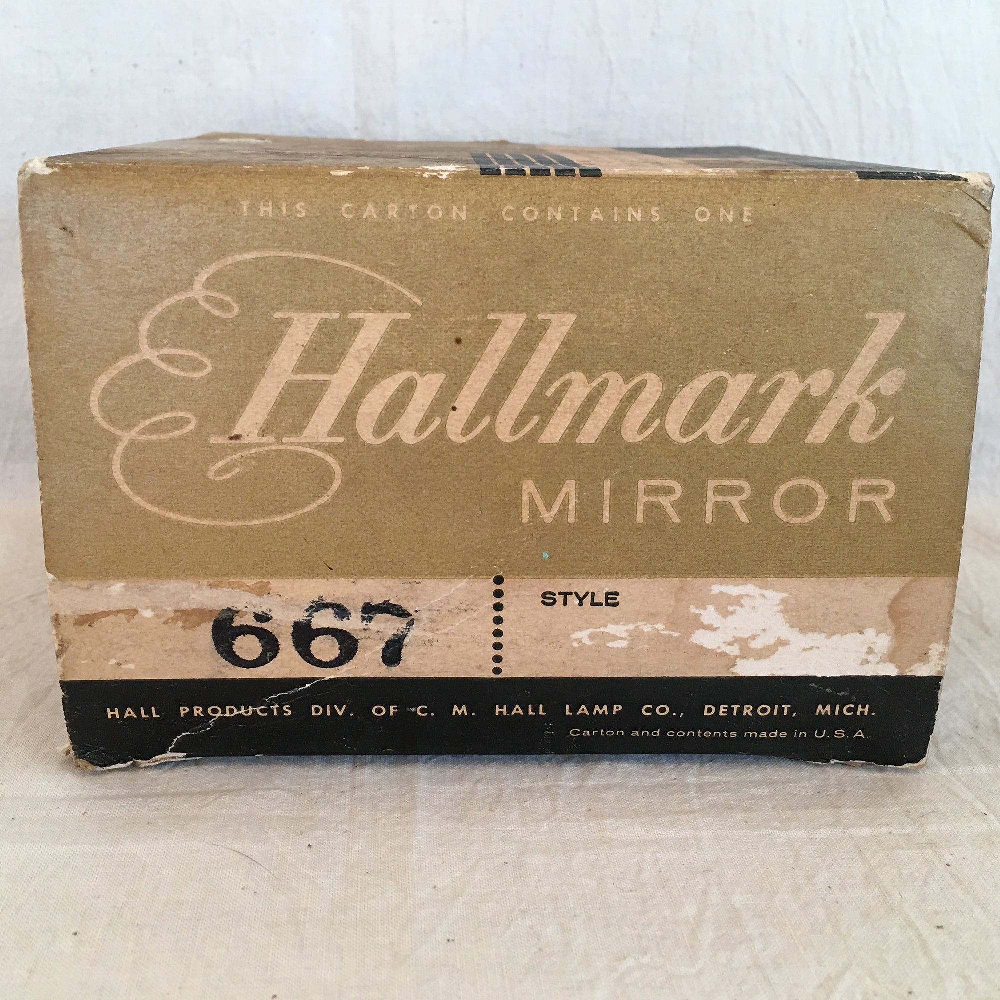 1950s Hallmark Rearview Mirror and Oldsmobile Reflector