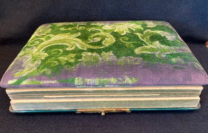 1890’s – 1910’s Celluloid and Velvet Photo Album with Photos