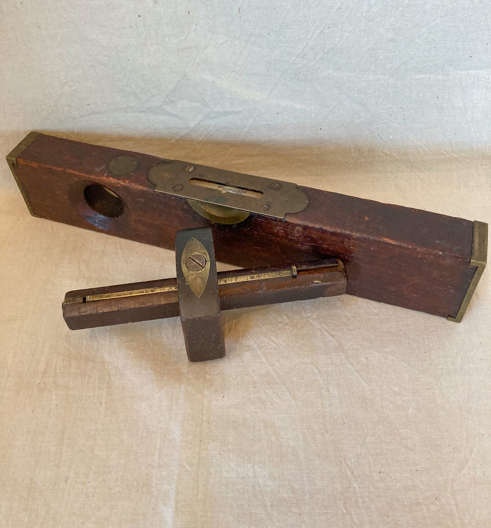 1890’s – 1910’s Woodworking Tools, Scribe and Stanley Level Pat Feb 18,1890