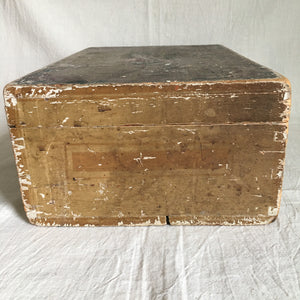 1800s Hand-Painted Wooden Keepsake Box – Dovetailed with Inscription "Sophronia"